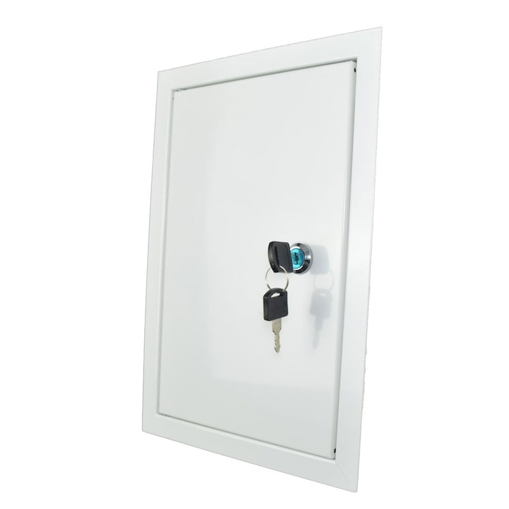 Usa de inspectie, Vents, Metal, 20x25 cm, Alb