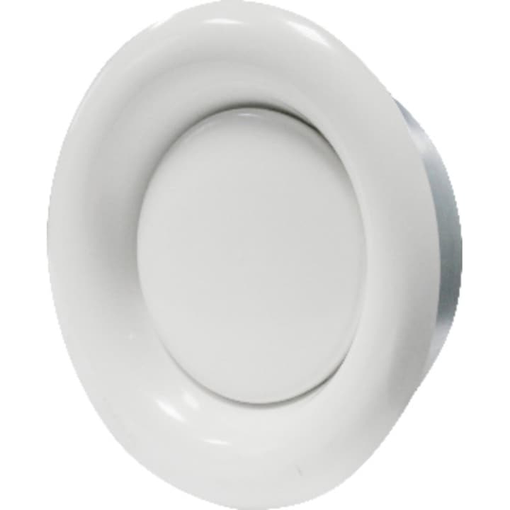 Anemostat de evacuare cu flansa ERA, Diametru125mm , Reglabil , Metal