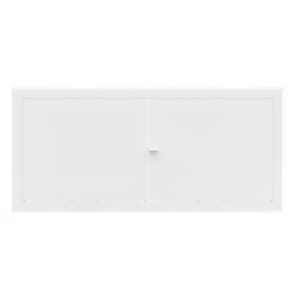 Usa de inspectie sistem de ventilatie, Tabla zincata, 100 x 70 cm, Alb