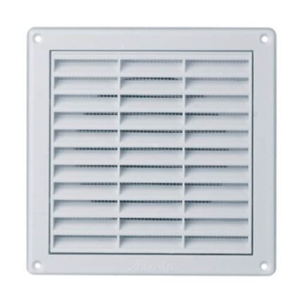 Grila de ventilatie STYL, Awenta, 14x14cm, alb sau maro