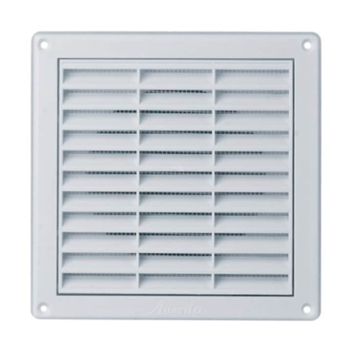 Grila de ventilatie STYL, Awenta, 14x14cm, alb sau maro