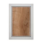 Usa de inspectie, Cadru din aluminiu, 200 x 300 mm, Argintiu