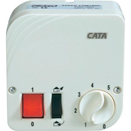 Accesoriu sistem ventilatie , Cata, B23, variator 5 viteze, extragere si 5 viteze ventilatie, IP 42, alb