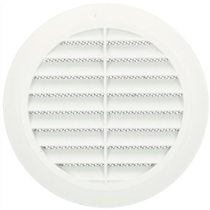 Grila ventilatie, Kotarbau, 100 mm, Alb