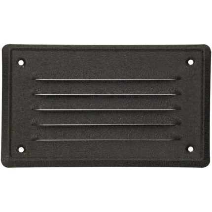 Grila pentru ventilatie, Kotarbau, Metal, 165 mm, Grafit