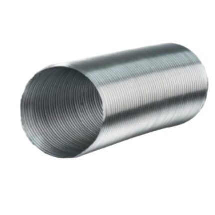Conducta aerisire, Flex, Aluminiu, 125mm x 3m, Flexibila, Argintiu