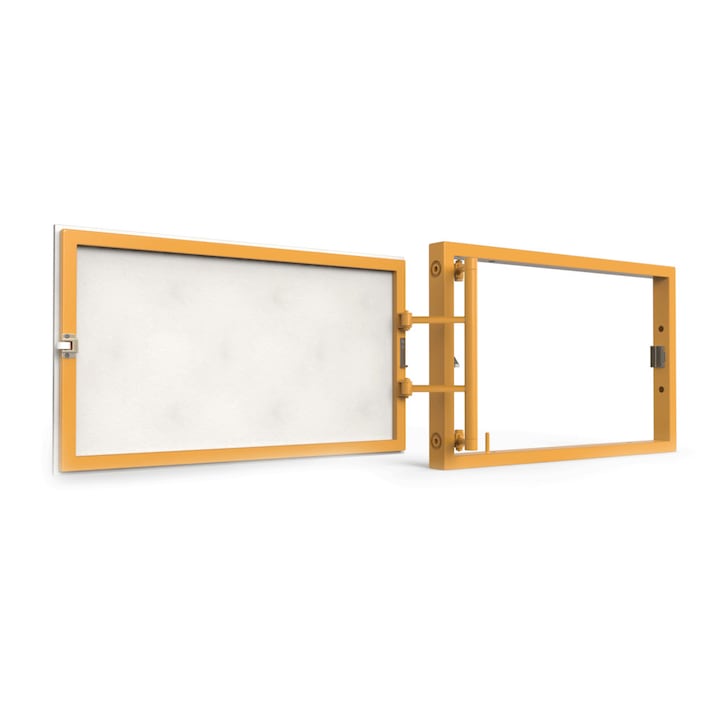 Usa de vizitare din otel, Beige, 40 x 30 cm