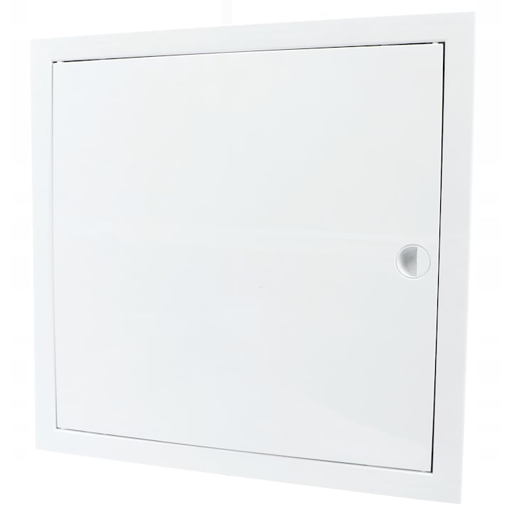 Usa inchidere sistem de ventilatie, Tabla din plastic, 40 x 40 cm, Alb