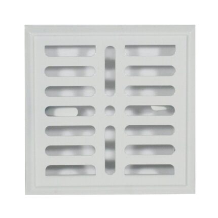 Grila pentru ventilatie, UN, Alb, 1414 cm