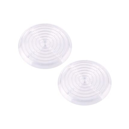 Grila ventilatie rotunda, transparenta, diametru 180 mm