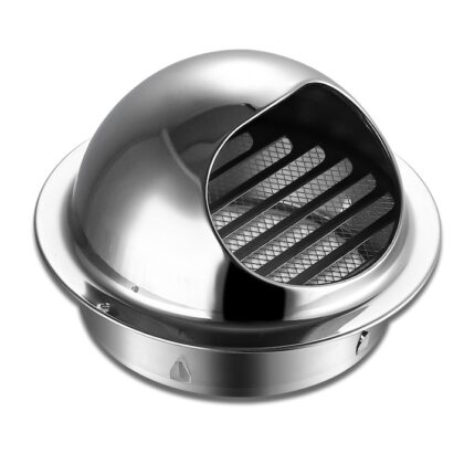 Grila aeriseire, Sunmostar, Inox, 75mm, Argintiu