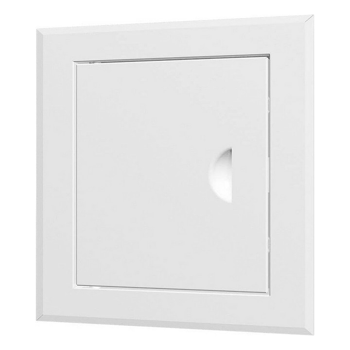 Usita de vizitare Fepre, inox, alb, 20x20cm