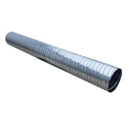 Tubulatura ventilatie tip spiro, diametru 630 mm, lungime 3 metri, tabla zincata, argintie