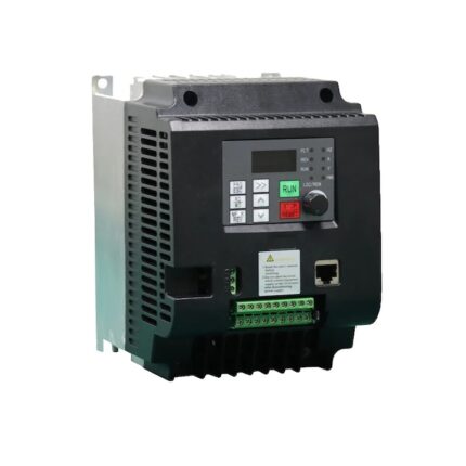 Inverter VFD pentru controlul vitezei motorului, 220V 4KW, negru, 172x125x165mm