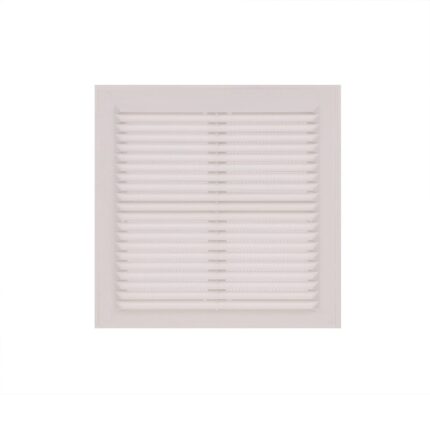 Grila ventilatie, plastic, 15.4 x 15.4 x 10 cm, alba