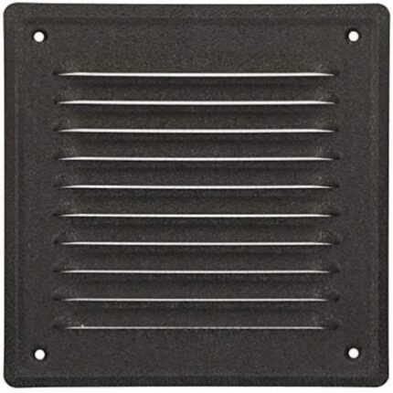 Grila de ventilatie, Kotarbau, Metal, 165 mm, Antracit