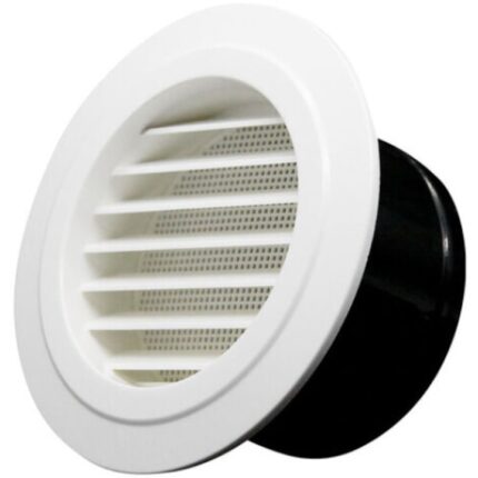 Ventilatie Tovbmup, grila protectie, plastic ABS, negru, 125mm
