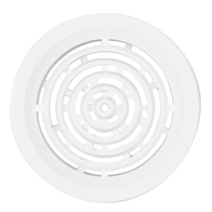 Rama de aerisire rotunda, Ø 5 cm, alb, Haco