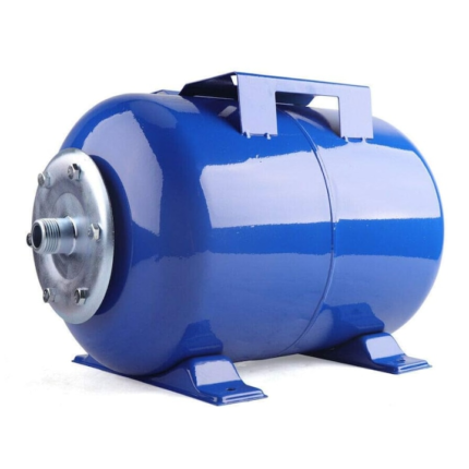 Rezervor hidrofor orizontal, 24 l, albastru