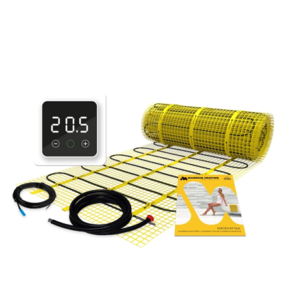 Kit covor incalzire in pardoseala 9 m² - 1350 W cu termostat WIFI control F 32