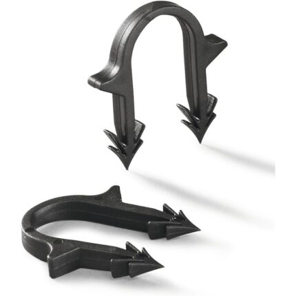 Clema tacker pentru fixare teava Ø14-20mm, set 300 bucati