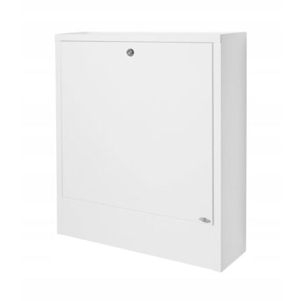 Cutie distribuitor montaj, Diamond, Otel, 16 circuite, 580 x 1095 x 120 mm, Alb