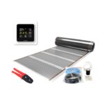 Chit Complet Film Carbon Incalzire In Pardoseala Pentru Parchet 11 Mp , 1320 W , Cu Termostat Programabil WI-FI Control