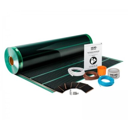 Kit incalzire pardoseala pentru parchet, cu folie incalzitoare 140 W / mp, pentru 22 mp fara termostat