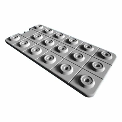 Placa cu nuturi AMA incalzire pardoseala, Baterie de caldura, recipient cu MSS material cu schimbare de stare 500 mm x 250mm x 32 mm