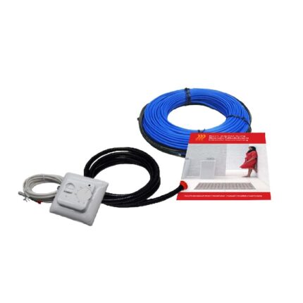 Kit cablu incalzire in pardoseala 15 mp 20 W / ml cu termostat analogic 2000 W - 100 m