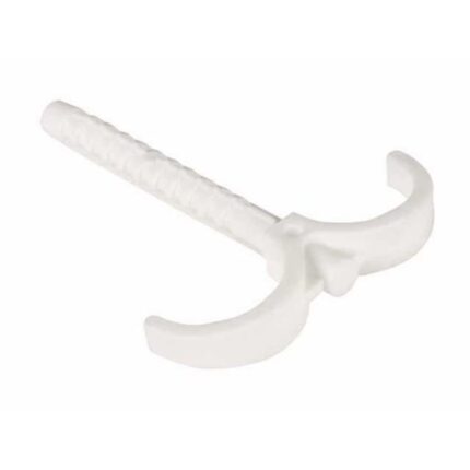 Clema tevi Pex, Diamond, Plastic, 100 mm, Alb