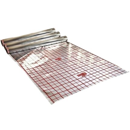 Folie cu aluminiu pentru incalzire in pardoseala, Daver, 150 mp, set de 3 role