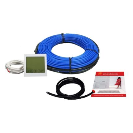Kit cablu incalzire in pardoseala 25 mp 20 W / ml cu termostat digital programabil 3200 W - 160 m