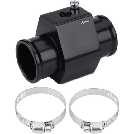 Teava imbinare temperatura, Aliaj, 32 mm, Negru/Argintiu