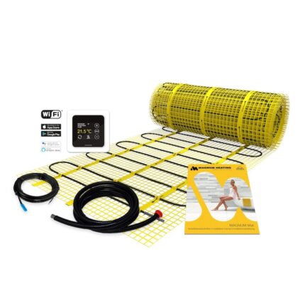 Kit covor incalzire in pardoseala Magnum Heating 4,5 mp , 675 W , cu termostat digital Magnum MRC cu WiFi control