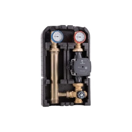 Grup de distributie cu pompa Grundfos si reglare cu vana de amestec termostatica