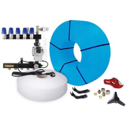 Pachet incalzire prin pardoseala cu agent termic Magnum Heating, 70 mp , inclusiv pompa circulatie si grup mixare