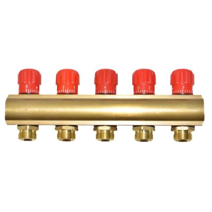 Distribuitor HYNTER , cu robinet ,1" X 3/4 Ek - 4 cai