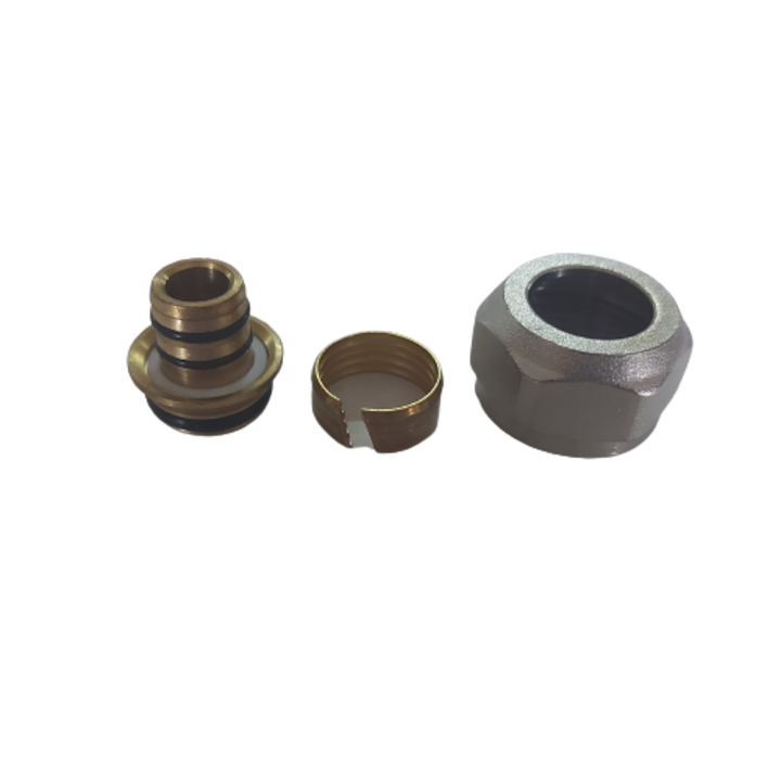 Adaptor eurocon nichelat pentru teava 17 x 2.0mm x 3/4 , MGD