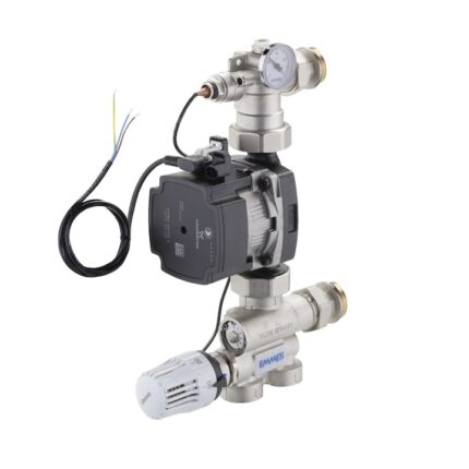 Grup amestec pardoseala Emmeti cu pompa Grundfos 25/70 UPM3 Hybrid