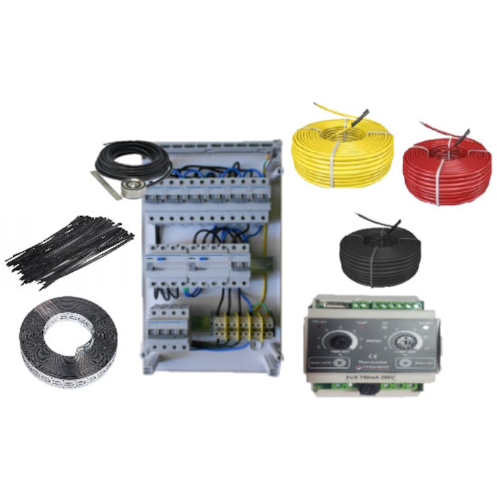 Kit de degivrare exterioara Smart Heating, 100 mp