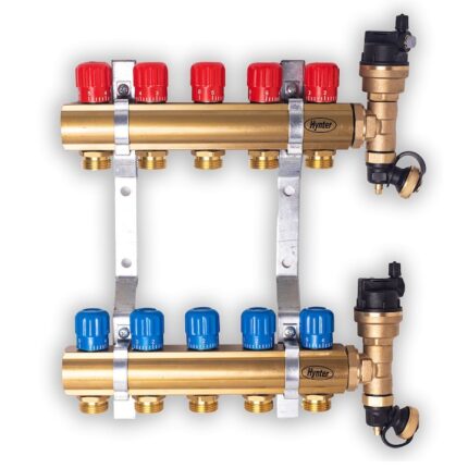 Set distribuitor incalzire cu radiatoare HYNTER , R/R ,1" X 3/4 Ek - 8 cai