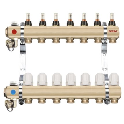 Distribuitor/colector-repartitor tip RZP 1” 7-iesiri