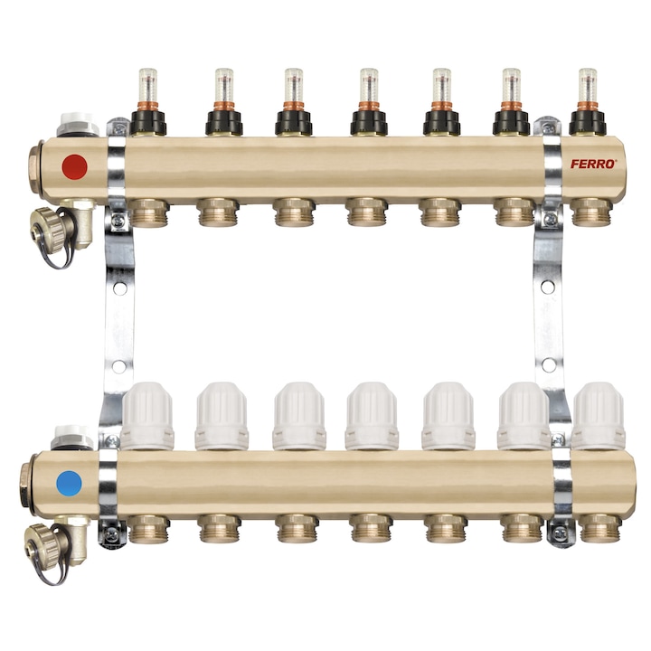Distribuitor/colector-repartitor tip RZP 1” 7-iesiri