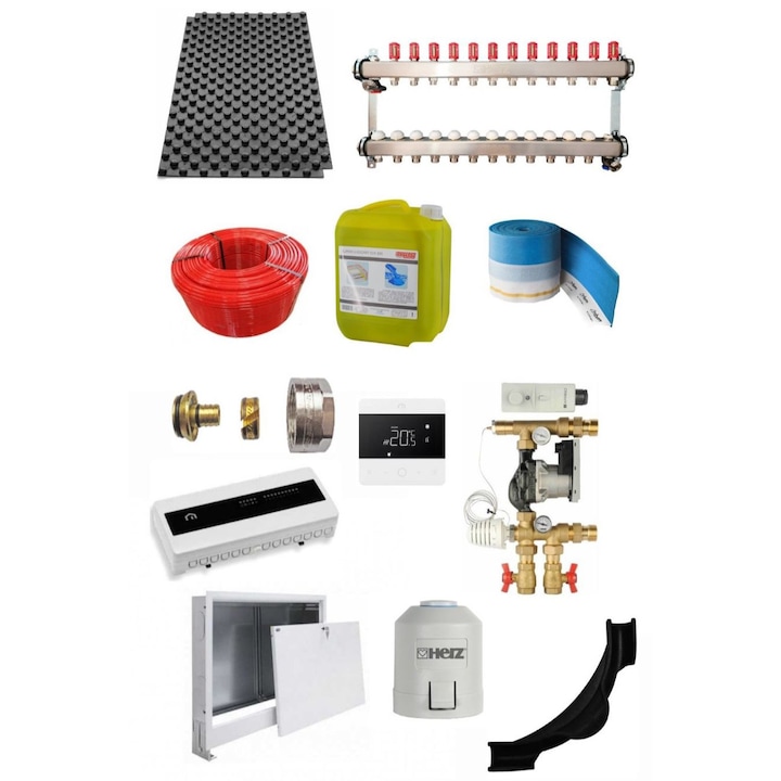 Kit complet pentru incalzire in pardoseala cu automatizare, 100mp, VOGEL&NOOT