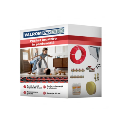 Pachet incalzire in pardoseala Eco cu automatizare, Valrom, 80 mp