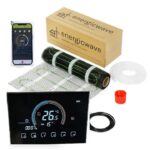 Kit de incalzire in pardoseala energicwave,1m2, termostat programabil WiFi, negru