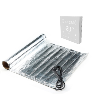 Kit Covor incalzire sub pardoseala parchet / mocheta Intact Heating, 1200W, 8 mp, cu termostat digital