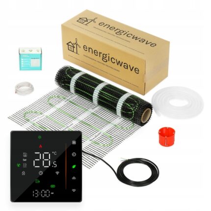 Covoras de incalzire de 4m2 cu termostat Energicwave , cu folie de incalzire