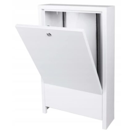 Cutie distribuitor montaj, 5908241626964, Aquer, Pentru distribuitor cu 8 circuite, Otel, Alb